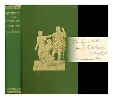 MALLESON, G. B. (GEORGE BRUCE) (1825-1898) Studies from Genoese history 1875 Fir