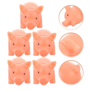 5 pezzi Mini Cartoon Squeeze Pig Pig Pig A deliziosi Sfrent Stress Holliever - Zdjęcie 1 z 12