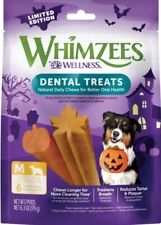 WHIMZEES Fall Shaped Lt. Edition Natural Dental Chews Med Dog 25-40 lbs Exp 2025