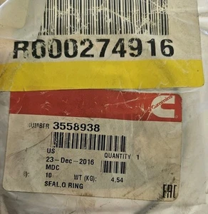 CUMMINS 3558938 O RING SEAL OEM NOS 3558938 FREE SHIPPING - Picture 1 of 3
