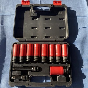 Pittsburgh PRO 1/2 in Drive Lug Nut High Torque Lug Nut Impact Socket Set 11 pcs - Bild 1 von 7