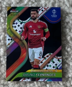 2025 Topps Finest Bruno Fernades Black /10! - Picture 1 of 2