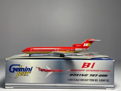 Gemini Jets 1:400 Braniff Boeing 727-200 N441BN Flying Colors Red GJBNF182 - Image 1 of 2