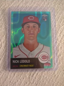 2022 Topps Chrome Platinum Anniversary - Nick Lodolo #97 Aqua Lava Refractor... - Picture 1 of 2