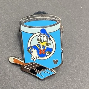 WDW - Pato Donald - Completador - Latas de pintura - Pin oculto Mickey 2012 Disney 95277 - Imagen 1 de 5