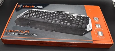 New "Open Box" Blackweb Centaur Gaming Keyboard ~ BWA15HO108 - Image 1 of 4