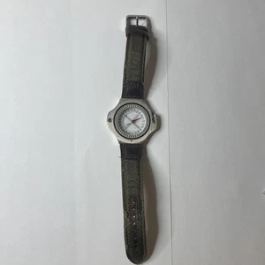 Kompass Armband Sonnenuhr Wandern Sammlerstück Vintage Leder Armeegrün - Bild 1 von 9