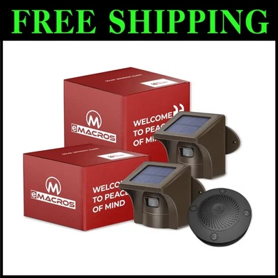 Solar Wireless Driveway Alarm - Long Range Motion Sensor - Image 1 of 4