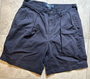Polo Ralph Lauren Shorts Herren Größe 36 Navy Tyler Plissee Baumwolle Freizeit - Bild 1 von 6