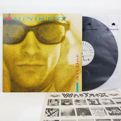 Ministry All Day / Everyday Is Halloween Vinyl Record 1985 Wax Trax VG+/EX - Image 1 of 4
