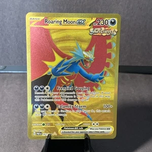 Pokemon TCG Roaring Moon ex 262/182 Sv04: Paradox Rift Full Art Hyper Rare Holo - Bild 1 von 2