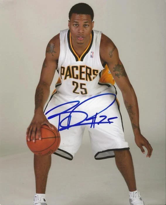 Foto Pacers 8x10 firmados por Brandon Rush Foto 1 de 1
