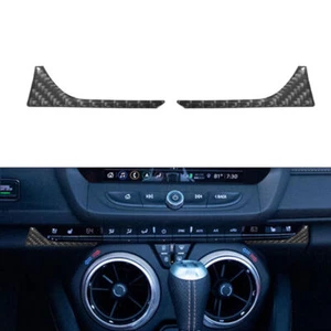 For Chevrolet Camaro Carbon Fiber Interior Below Center Touch Screen Cover Trim - Picture 1 of 11