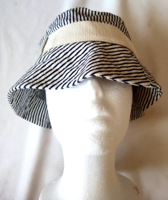 Gap Mujeres Viaje al Aire Libre Playa Cubo Parasol Sombrero Tira Talla S/M Foto 1 de 4