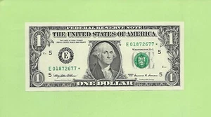 1999* ..UNCIRC $1 E 0187 2677 * .... 1999 $1 E-* STAR NOTE FRN - Picture 1 of 2