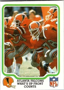 1979 Fleer Team Action Atlanta Falcons Football Card #1  - Free Shipping - Picture 1 of 2
