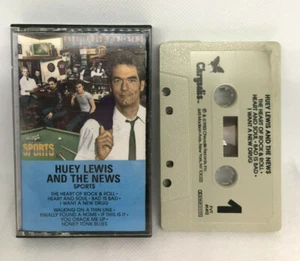 Huey Lewis and the News Sports Cassette Tape CHRYSALIS 1983 TESTED - Picture 1 of 1