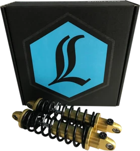 Legend Revo-A Gold 12" Rear Coil Suspension Shocks 1999-2024 Harley Touring - Picture 1 of 3