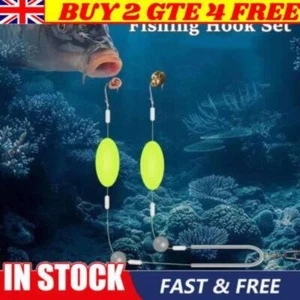 Fishing Double Hook, Double Reverse Hook Set, Reverse Bottom Line Free Floating - Picture 1 of 13