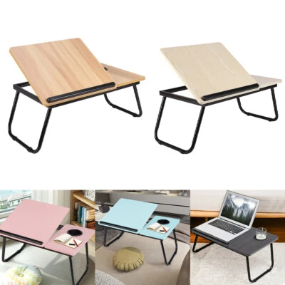 PRESENT-HOUSE1 Adjustable Folding Laptop Desk Breakfast Tray Writing Reading Study Table Stand