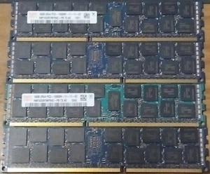 HYNIX 64 (4 x 16GB) 2RX4 PC3-12800R-11-11 SERVER RAM Memory - Picture 1 of 2