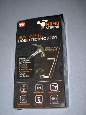 NANO TECHNOLOGY LIQUID SCREEN PROTECTOR  PROTECTS YOUR DEVICE. - Image 1 of 2