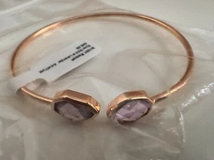 Rose Gold w/Lavender Amethyst Bracelet NWT - Picture 1 of 2