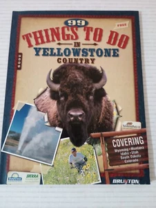99 Things To Do In Yellowstone Country 2009 Booklet Travel Brochure - Picture 1 of 15