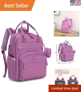 Diaper Bag Backpack - Baby Essentials Travel Tote - Multi function Waterproof... - Picture 1 of 9