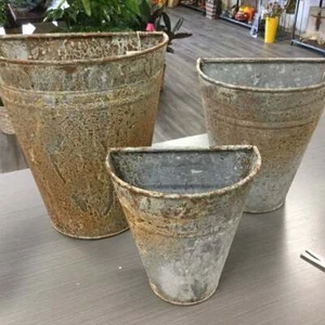 Rustic Wall Planters Set of 3 - Picture 1 of 1