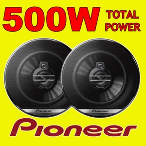 PIONEER 500W TOTAL 3-WAY 5.25 INCH 13cm CAR VAN DOOR/SHELF COAXIAL SPEAKERS PAIR - Picture 1 of 2