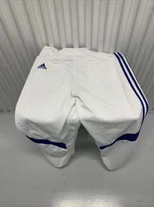 Adidas White and Blue Baseball Pants Men's Size Large  Performace Climalite New - Picture 1 of 21