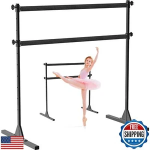 SELEWARE 4 FT Height Adjustable Ballet Barre, Freestanding Ballet Bar W/Comfo - Picture 1 of 5