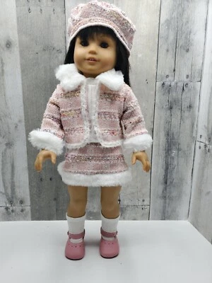 JUSTASKJOYCE COLLECTION Holiday, Sparkling Sweater Outfit & Shoes, American Girl Dolls