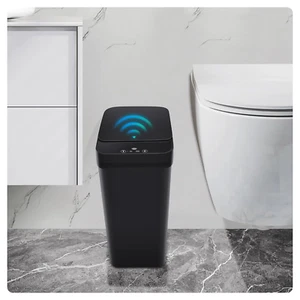 Bathroom Trash Can,Smart Touchless Trash Can,Automatic Motion Sensor Trash - Picture 1 of 12