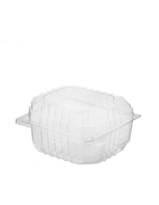 Cast Away Foam Clam Burger Clear Small 110 by 100 by 65 mm (Ebyternal)  100 by 9 - Picture 1 of 1