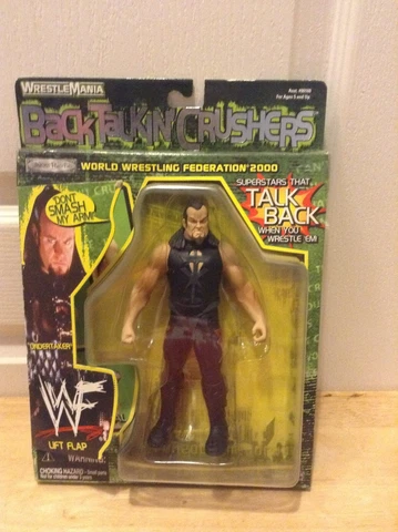 WWWF/WWE: UNDERTAKER Backtalkin' Crushers NIB 1999 Cover