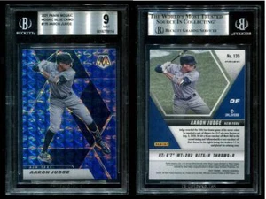 AARON JUDGE 2021 PANINI MOSAIC BLUE CAMO MOSAIC #135 BGS 9 - Picture 1 of 3