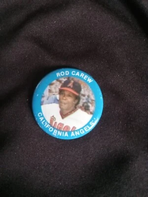 Rob Carew California Angels  1984 MLB Sports Pinback Button Bin62e - Image 1 of 2