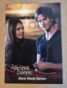 THE VAMPIRE DIARIES Season One Trading Card #7 Cryptozoic 2011 "Elena Meets..." - Picture 1 of 2