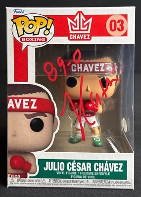 Julio Cesar Chavez Signed Boxing Funko #03 '89-0' PSA 2C70441 - Image 1 of 4