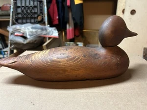 señuelos pato señuelo vintage caza vintage madera N. Carolina? 12 X 6” Sweet Xlent - Imagen 1 de 13