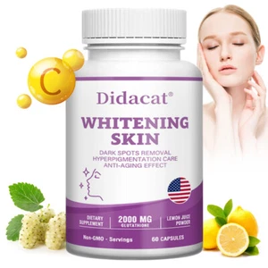 Glutathione Whitening Capsules,Antioxidants,Supports Skin,Immune Function Health - Picture 1 of 15