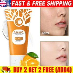 Gmeelan Orange Enzymes Facial skin Exfoliating Brightening scrub Gel 50g |UK - Picture 1 of 10