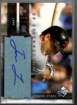 A1715- 2003 SP Authentic Chirography Young Stars #JL Jason Lane Auto /245 -NM-MT - Image 1 of 2