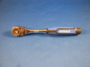 New Kobalt 2884726 1/4" Pro 90 tooth Comfort Grip-Ratchet Lifetime Tool 81695 - Picture 1 of 8