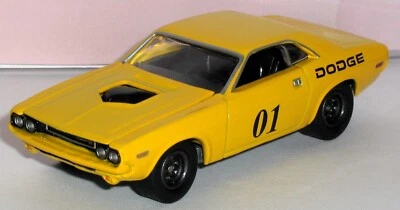 1/64 = #01 / 1970 70 Dodge Challenger / Neumático de goma Muscle Car / ENVÍO GRATUITO Foto 1 de 3