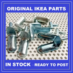 IKEA 113301 BESTA SHELF SUPPORTS PINS NEW OFFICIAL PARTS X8 - Picture 1 of 7