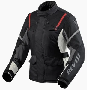 Chaqueta Mujer Moto Rev ' It Horizon 3 H20 Ladies Negro Foil Impermeable TG 38 - Imagen 1 de 2