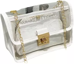 Cartera Bandolera Transparente Aprobada por Estadio 2 en 1 Cartera Transparente Correa Ajustable - Imagen 1 de 4